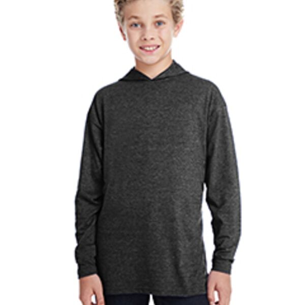 Youth Long-Sleeve Hooded T-Shirt Thumbnail