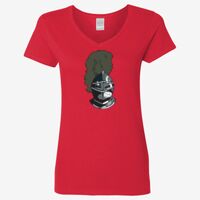 Ladies' Heavy Cotton™ V-Neck T-Shirt Thumbnail