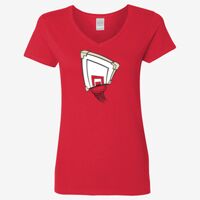 Ladies' Heavy Cotton™ V-Neck T-Shirt Thumbnail