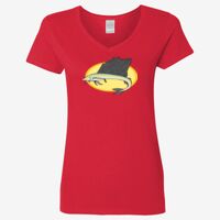 Ladies' Heavy Cotton™ V-Neck T-Shirt Thumbnail