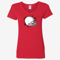 Ladies' Heavy Cotton™ V-Neck T-Shirt Thumbnail